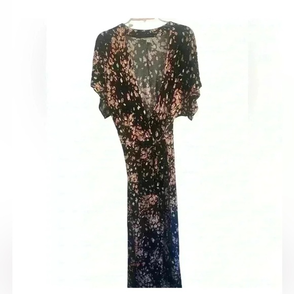 Whistles NWOT Jersey Wrap Short Sleeve Dress Size 8 - Picture 2 of 13